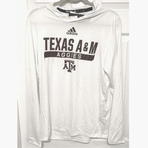 Adidas Texas A&M Aggies GE1530 L/S Training Top Sz S NWT
